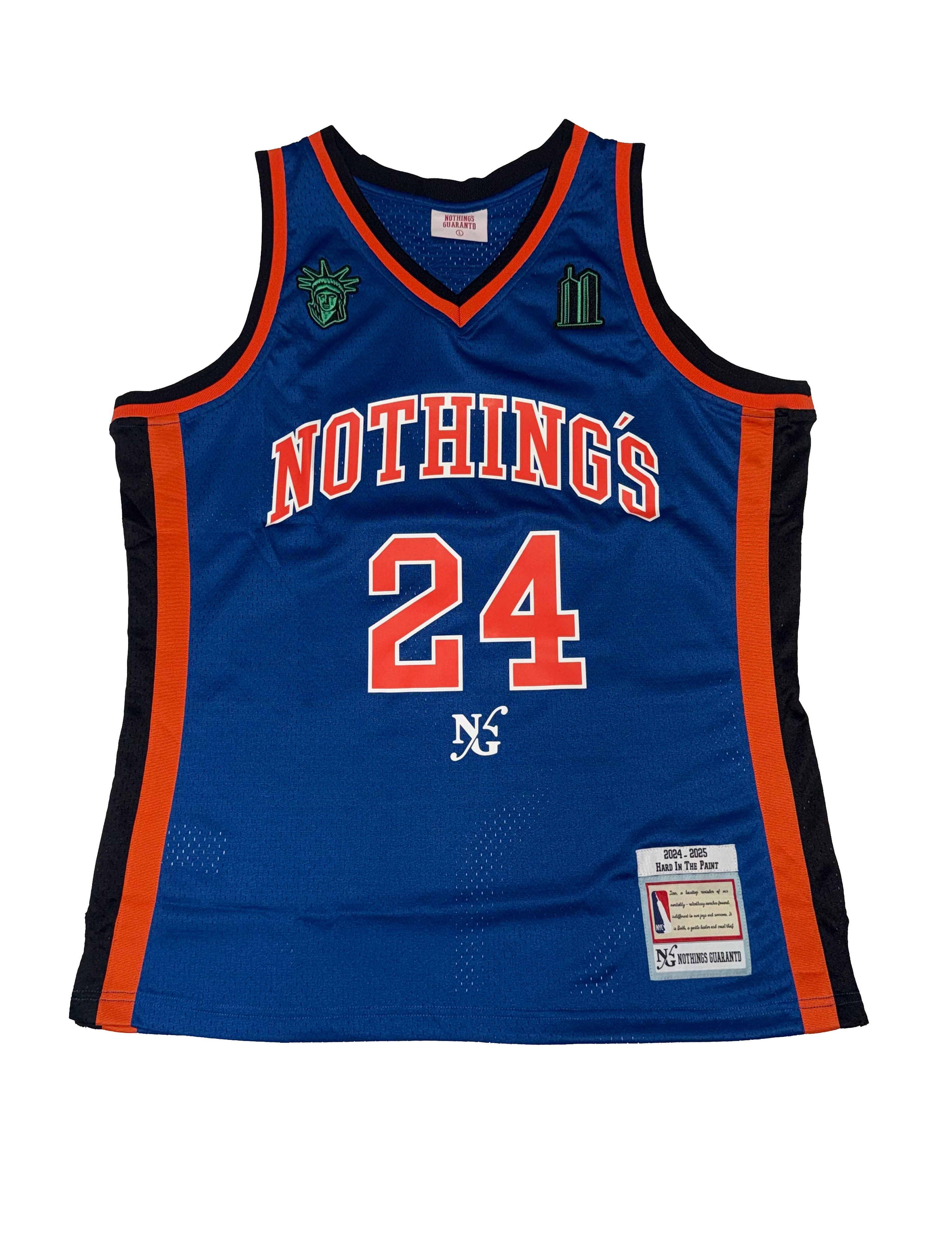KNICKS JERSEY – NOTHINGS GUARANTD